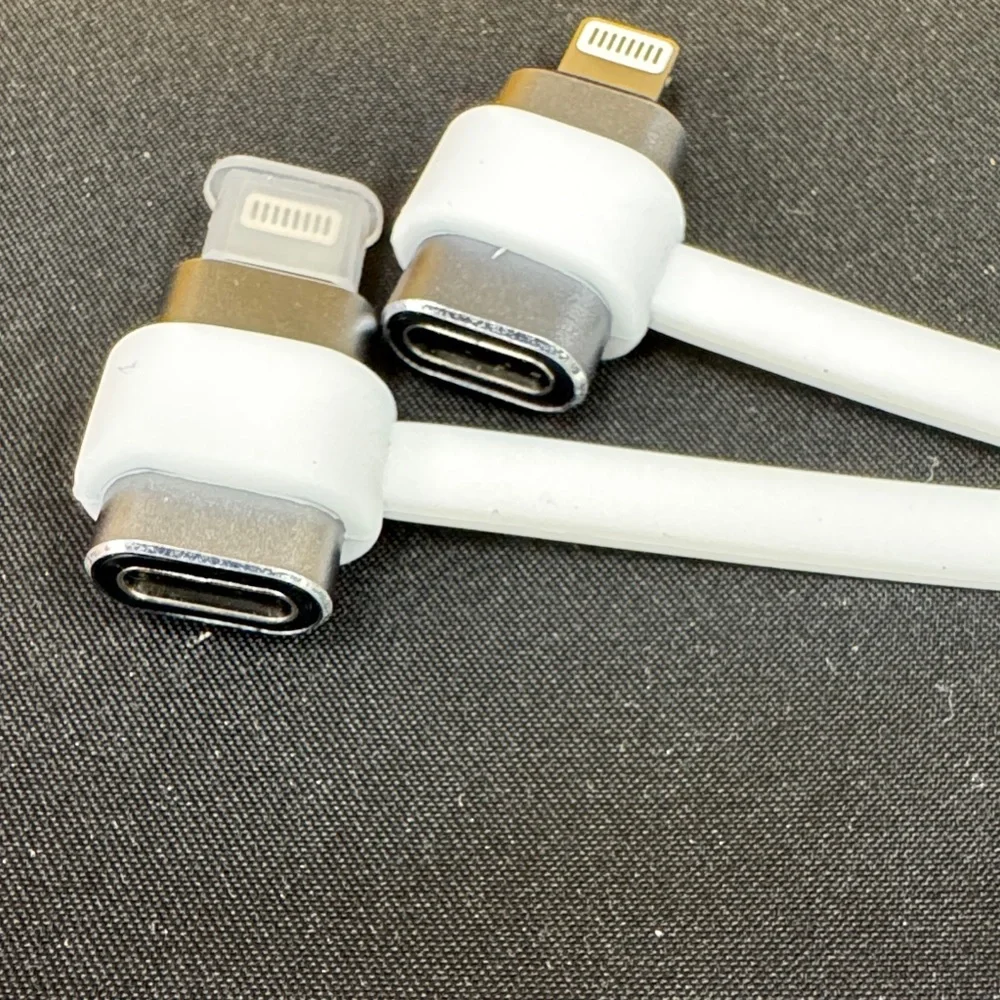 White Dual Lightning Adapter